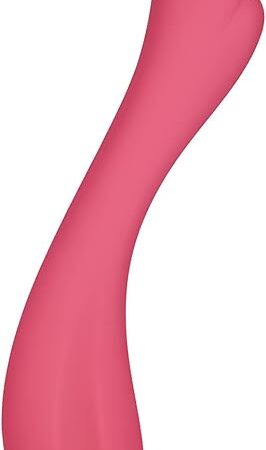 G-Spot Dildo - Silicone Dildo for G-Spot Stimulation with Curved, Flexible Shaft and Silk-Touch Finish (7.5 inches)