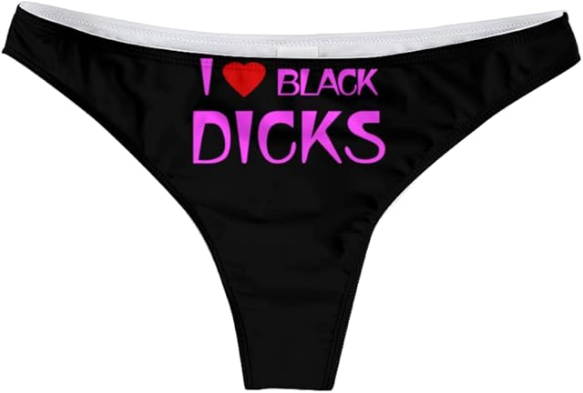 Daddy's Cum Slut Women's Thongs Underwear Seamless Panties, Gifts for Wife Girlfriend