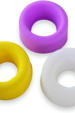 3pcs Men Penis Pump Ring Silicone Penis Pump Sleeve Penis Extender Accessories - Penis Erection Enlarger Replacement Penis Girth Cock Pumps Back-Up Universal Pump Sleeve Sex Toy for Men