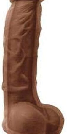 Colours - Dual Density - 5" Dildo - Brown