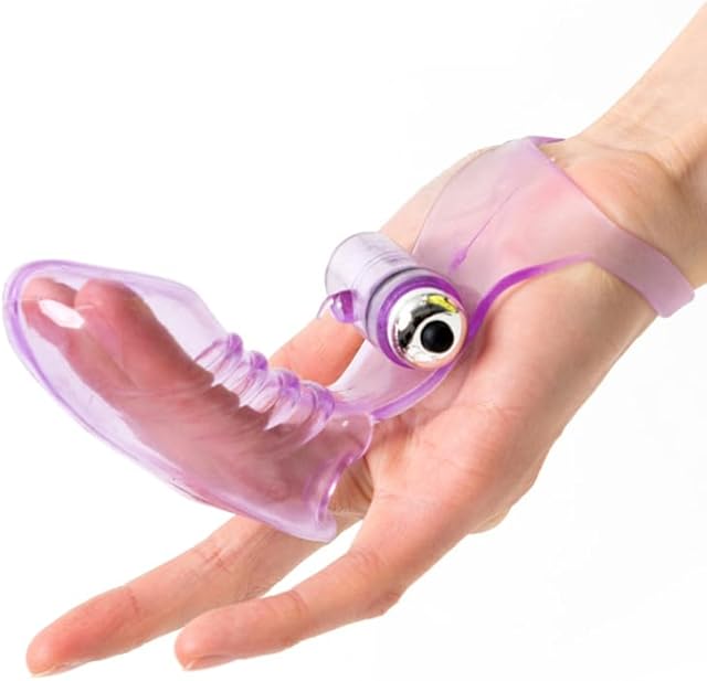 Finger Vibrator Sleeve for Women G-spot Massager,Clit Vagina Stimulator Massager Bullet Vibrator Masturbator for Female Lesbian Adult Sex Toys for Couple