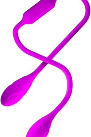 Double Ended Vibrator Vibrating Ball Egg with 12 Vibrations Women G spot Double Headed Dildo Bullet Vibrator Rechargeable Double Penetration Anal Prostate Adult Sex Toy