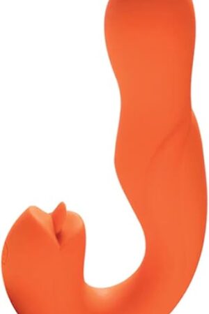 Joi Rotating Head G-Spot Vibrator & Clit Licker - Orange