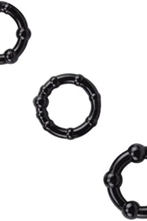 3 Pack Stretchy Cock Rings Different Sizes Penis Enhancer Male Sex Toy