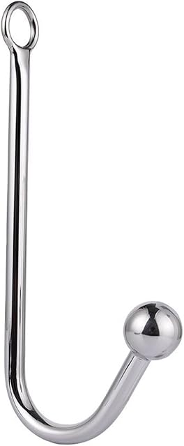 Anal Metal Hooks Sex Toys Steel Anal Rope Hooks Bondage with Anal Balls Sex Games Unisex Fetish Toys for SM Couples?Adult Play Props, Anal Plugs?Bondage?Suitable for Novice BDSM experiencers ZGJXGZ