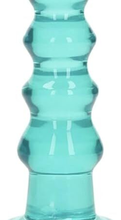 Generic Exquisite 5.5 Inch Crystal Clear Curvy Non-Realistic Dildo and Butt Plug TC16672, Like on Photo