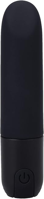 Doc Johnson Bullet Vibe in A Bag - 10 Function, Silicone, Rechargeable, Total Length: 3.5 in. (8.9 cm), Insertable Length: 2.5 in. (6.4 cm), Width/Diameter: 0.75 in. (1.9 cm), Black