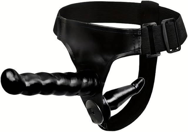 Dual - Dildo Strap - On Harness Set, Adjustable PU Leather, Detachable & Reusable, Adult Couple Toy for Intimate Play