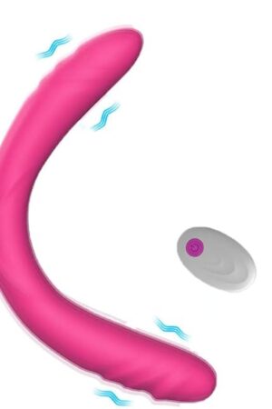 G Spot Vibrating,15inches,Double Head Shock Vibrator Massager Sex Toy Clitoral Vibrator, Double-Ended Dildos Adult Female Rechargeable Fake Penis for Women