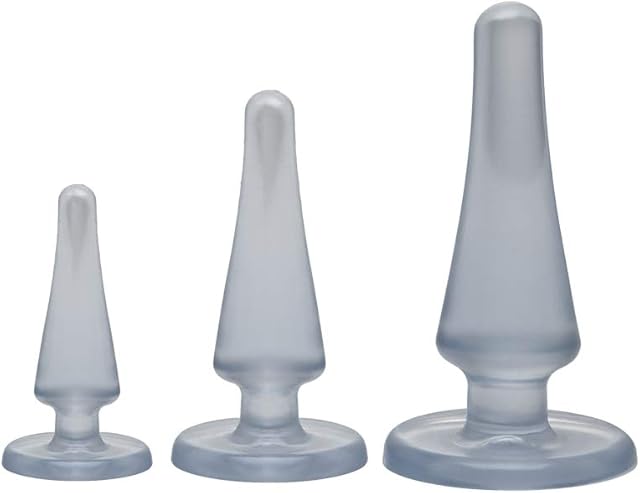 Doc Johnson Crystal Jellies - Anal Initiation Kit, Clear