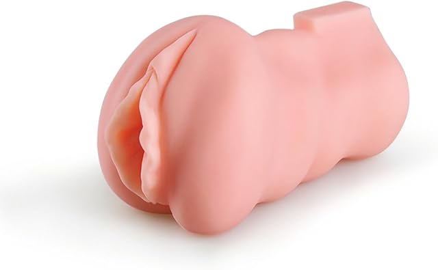 Get Lucky Quickies Male Masturbator - Pound & a Half - Realistic Vaginal Texture, Ribbed Tunnel, Waterproof Stroker, Easy to Clean, Double-Ended Design