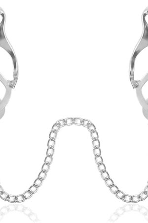 Clip Non-Piercing Body Clips Chain Nipple Clamps with Clover Chain Body Jewelry for Women