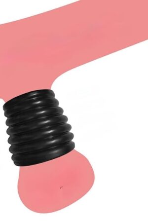 ERUN Silicone Cock Cage Penis Ring Sleeve Male Girth Enhancer Enlarger Reusable Silicone Penis Sleeve Stretcher Enlarger Ring Adult Men Sex Toys