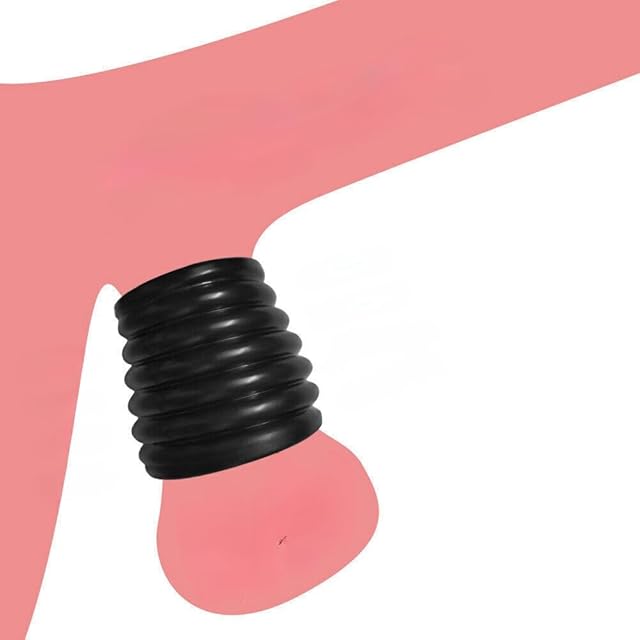 ERUN Silicone Cock Cage Penis Ring Sleeve Male Girth Enhancer Enlarger Reusable Silicone Penis Sleeve Stretcher Enlarger Ring Adult Men Sex Toys