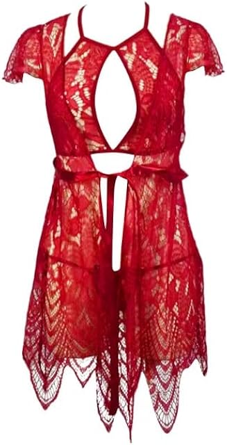 Women's 3-Piece Lingerie Set with Robe