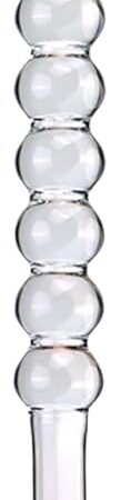 Crystal Glass Dildo Prostate Massager G Spot Stimulator,Long Glass Dildo Crystal Penis Thruster Pleasure Wand Anal Plug Vaginal Sex Toy Anal Beads Butt Plug for Couple Women (Style 7)