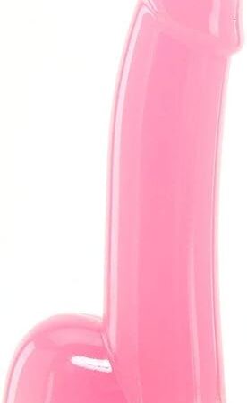 Firefly Smooth Glowing Dong 5 inches Pink