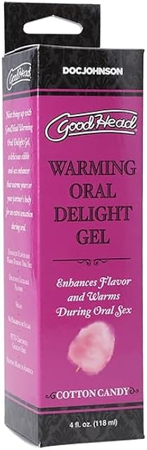 ASK GRANDPA GOURMET COFFEES Goodhead Warming Oral Delight Gel - 4 Oz Cotton Candy, One-Size