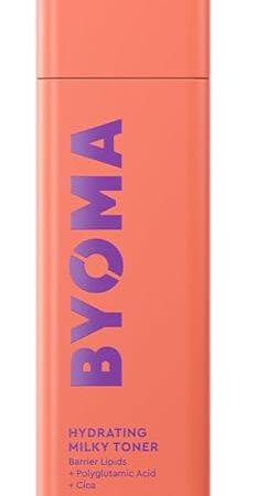 BYOMA Hydrating Milky Toner - Dewy, Ultra Hydrating Toner for Face - Soothes Skin, Locks in Moisture, Reduces Redness - Barrier Repair - 507 fl oz