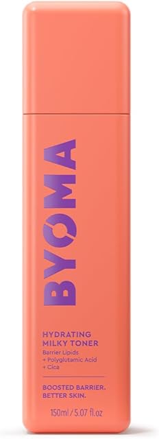 BYOMA Hydrating Milky Toner - Dewy, Ultra Hydrating Toner for Face - Soothes Skin, Locks in Moisture, Reduces Redness - Barrier Repair - 507 fl oz