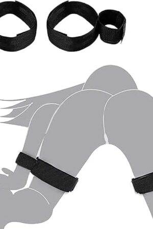 BDSM Sex Bed Bondage Restraints Kit Rope Straps Toys Thigh Restraints Handcuffs Sex Bed Adult Set Bondage Gear Accessories Sex Hand Cuff Bracelets Set for Adults Bedroom Couples Kinky Game N37