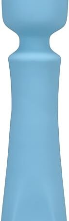 Doc Johnson Ritual - Euphoria - 10 Function Wand Vibrator - Silicone and Rechargeable - Discreet, Blue