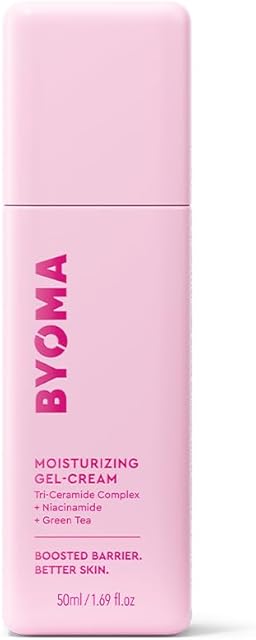 BYOMA Moisturizing Gel Cream - Barrier Repair Cream/Gel Face Lotion with Niacinamide and Green Tea - Ceramide Face Moisturizer for Dry Skin - Alcohol Free, Oil Free Face Moisturizer - 169 fl oz