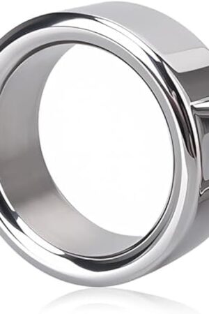 FST Stainless Steel Cock Ring Male Delaying Ejaculation Penis Ring, 1.02''