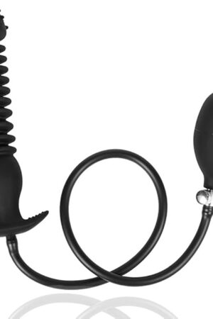 Expand Inflatable Anal Plug BDSM Anus Stimulator Liquid Silicone Inflatable Butt Plug Perineum Massager Anal Sex Toys for Women Men Couples