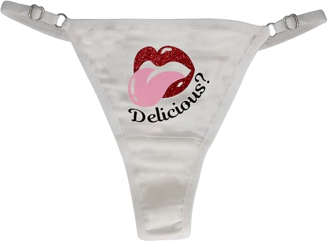 Delicious Sexy Transparent See Through & Cotton Thong Bikini Women's Funny Underwear Panties Lingerie