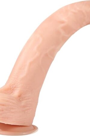 Bold-MAX 11.6" Beginner Dildo,Realistic Lifelike Dildo,Soft Silicone Dildo with Strong Suction Cup for Hands-Free Play,Huge Dildos with Balls Lifelike Fake Penis, G Spot Stimulator Woman Toys
