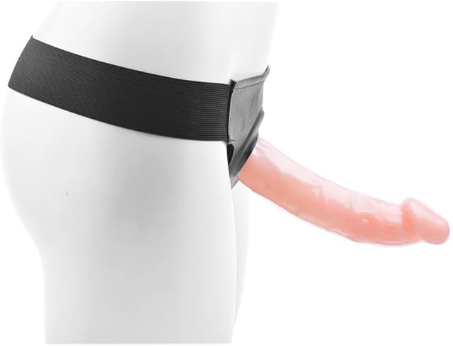 Generic Hollow Strap On Dildo for Men with Small Penis or ED Problems 7 1/2 inch Total Length with 4 Inches Firm (Flesh)