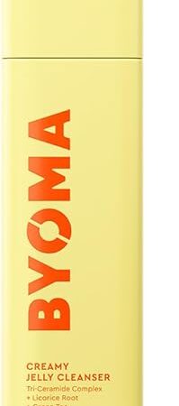 BYOMA Creamy Jelly Cleanser - Hydrating Facial Cleanser for Skin Barrier Repair -Tri-Ceramide Face Wash for Sensitive Skin & All Skin Types - Gently Removes Makeup & Excess Oil - 591 fl oz