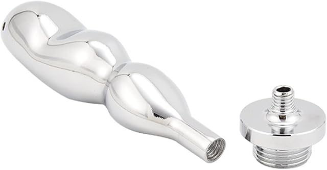 Clean Shower Head Metal Anal Irrigator Stainless Steel Anal Plug Enema Cleansing Adult Sex Toy