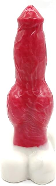 Wolf Dog Dildo Alien Monster Dildo Anal Plug Adult Sex Toys Mixed Color - Pink White Smaller Size