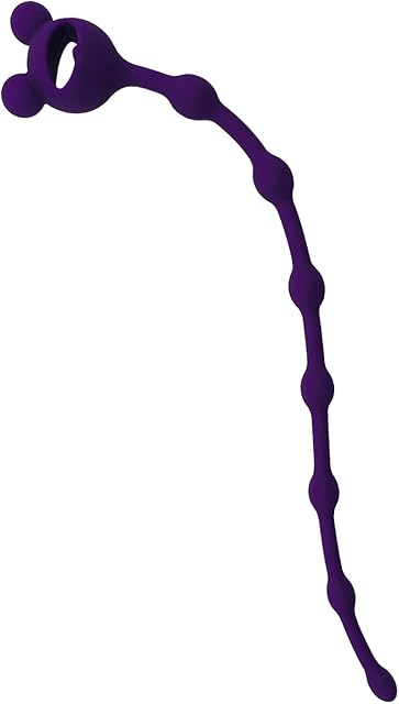 1062 inch Extra Long Urethral Sounds Beads Sex Toys Silicone Urethral Sound Plug Urinary Dilator Smooth Urethral Sounding Toys Penis Plug Male Urethral Plug Urethral Sounds Sex Toy (Purple)