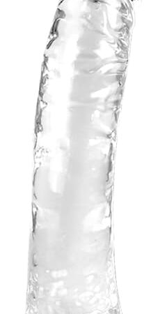 11 Inch XL Dildo for Sex Women, Realistic Dildo Body-Safe Material Lifelike Giant Penis with Strong Suction Cup for Hands-Free Play Anal for Women or Men Transparent