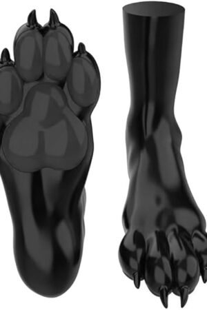 Furrjoi A Pair Of Silicone Dog Feet Footwear BDSM Gay Fetish Cosplay Puppy Love
