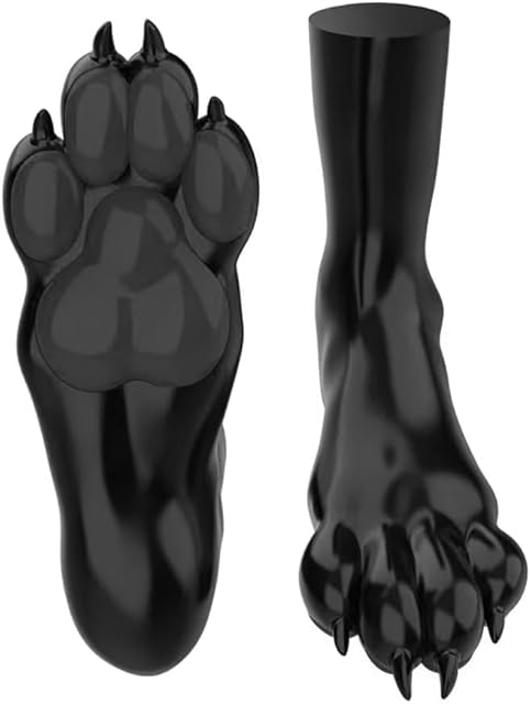 Furrjoi A Pair Of Silicone Dog Feet Footwear BDSM Gay Fetish Cosplay Puppy Love