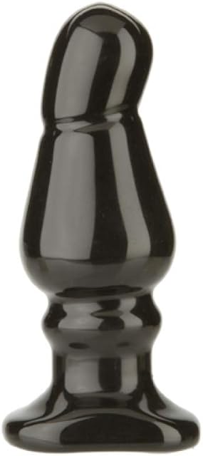 Doc Johnson Titanmen - Master Tool #5 - Angled Wide Plug - 6.5 in. Long and 2.5 in. Wide - Prostate Stimulating Anal Toy - Butt Plug