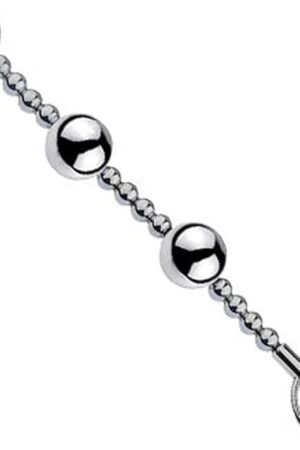 Adult Sensory Toys Expanding Butt Toys with Anal Beads 25mm Stainless Steel Anales Plug for Men Women SM Anal Sex Toy (3balls)