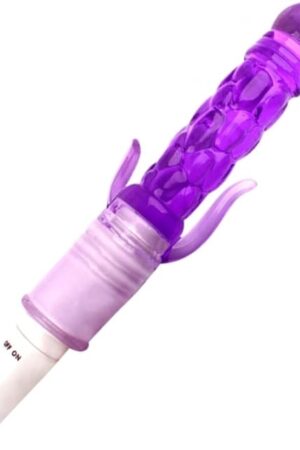 Crystal Flirt Stick,Vibrating Beads Anal Plug Waterproof G-spot Anal Sex Toy for Men, Women and Couples (2)