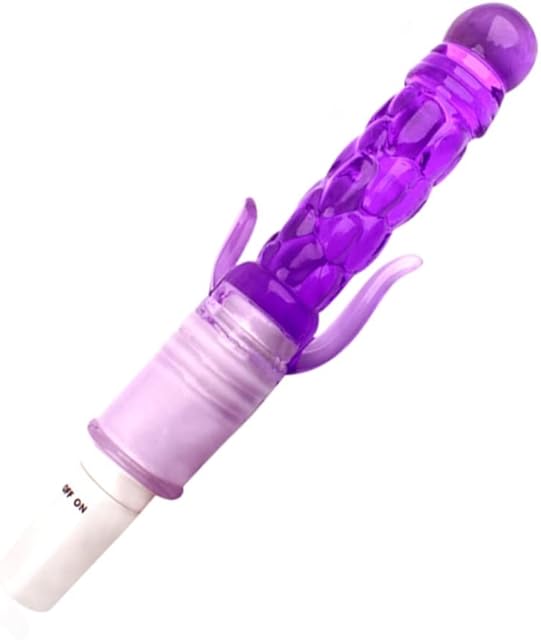Crystal Flirt Stick,Vibrating Beads Anal Plug Waterproof G-spot Anal Sex Toy for Men, Women and Couples (2)