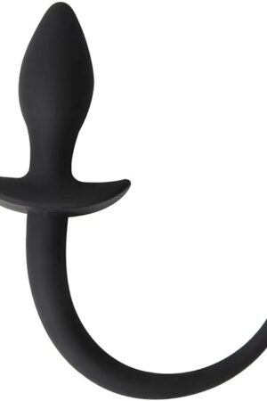 Anal Plug Silicone with Dog Tail Anal Toy Dog Tail Anal Plug Butt Plug SM Anal Sex Buttplug Anal Stimulation Slave Cosplay Fetish Anal Sex Toys for Men Women Couples