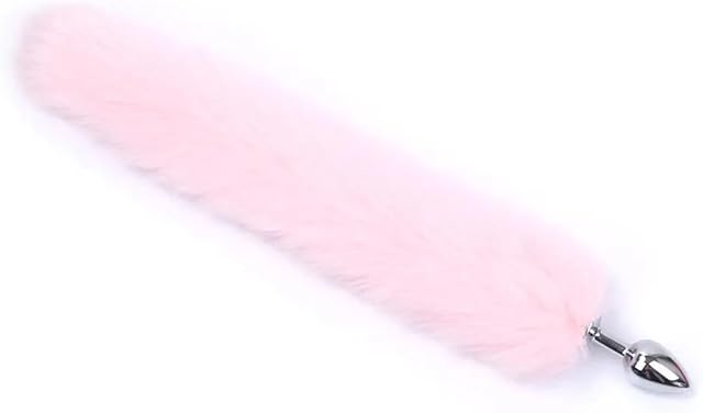 Fox Tail BDSM Separable Anal Plug Cosplay Butt Plug Anal Sex Tail Adult Sexy Products Anal Sex Toys for Woman Couples Men(Pink)