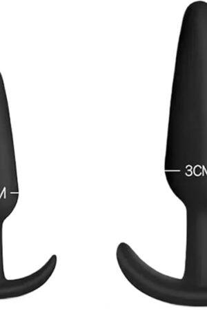 Anal Plug T-Shaped Sizes Soft Silicone Anal Butt Plug Stimulator Anal Sex Toys for Men,Women(SL)