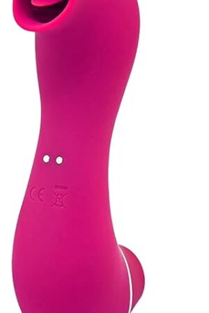 Flower-Shaped Adult Toy for Women with Tongue Vibration Rechargeable Adult Toy for Ladies Couple Rose Suction Double-Headed Toy clitorial Rose Toy