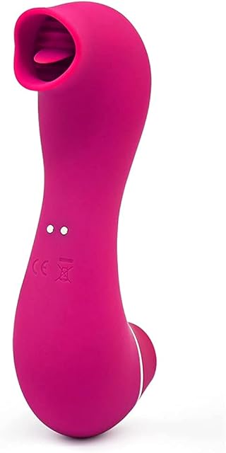 Flower-Shaped Adult Toy for Women with Tongue Vibration Rechargeable Adult Toy for Ladies Couple Rose Suction Double-Headed Toy clitorial Rose Toy