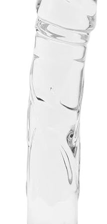 Blown 7 Inch Realistic Glass Dildo with Lube 1oz | Glass Dildos | Realistic Dildos | Personal Intimate Massager | Adult Sex Toys