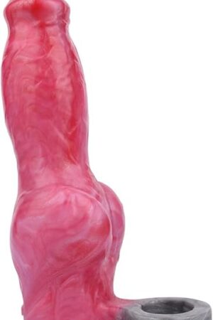8.07 inch Soft Silicone Knotted Penis Sleeve Enlarger Cock Sleeve with Ring Male Sex Toy, Penis Extender Sleeve Penis Enlarger Adult Toys for Man - B